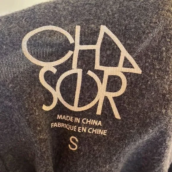 [Chaser] Navy “Heart” Lightweight Sweater - Size Small - Picture 4 of 4